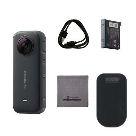 Insta360 X3 - kamera sportowa 360°, 5.7K, 72MP, WI-FI Bluetooth 5.0_Zawartość zestawu_1